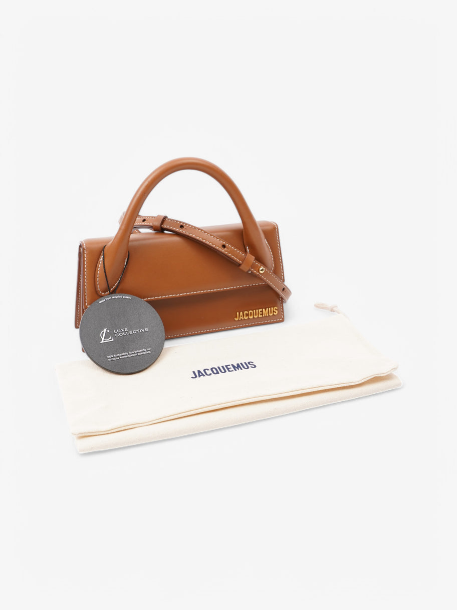 Jacquemus Le Chiquito Long Light Brown Leather Image 9