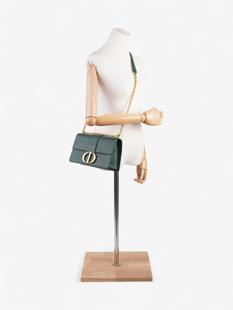 Christian Dior 30 Montaigne Green Calfskin Leather Image 2