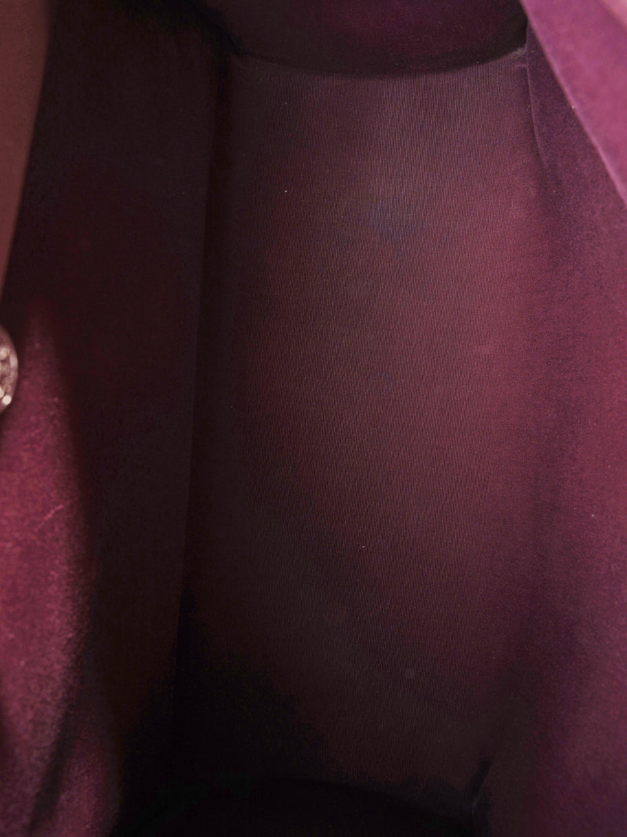 Hermes Herbag Purple Canvas Image 9