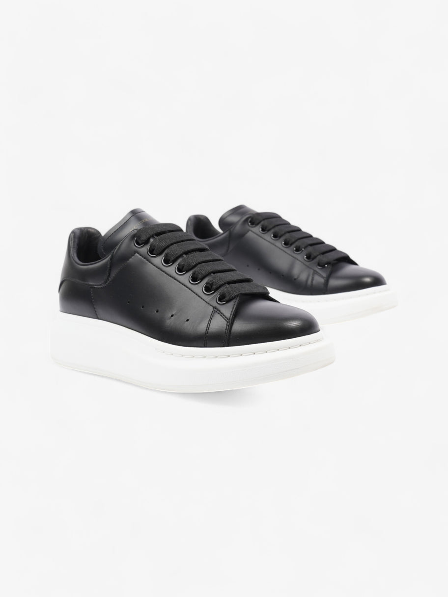 Alexander McQueen Oversized Sneakers Black Leather EU 38 UK 5 Image 2