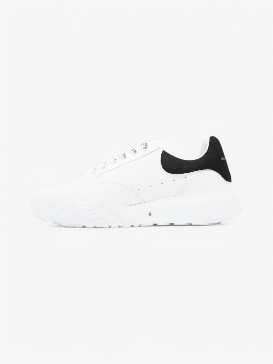 Alexander McQueen Oversized Court Sneakers White  / Black Tab Leather EU 42 UK 8 Image 3
