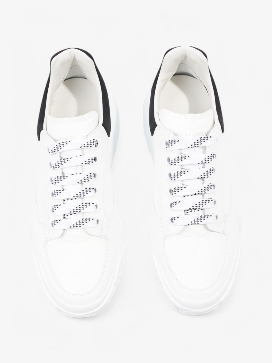 Alexander McQueen Oversized Court Sneakers White  / Black Tab Leather EU 42 UK 8 Image 8