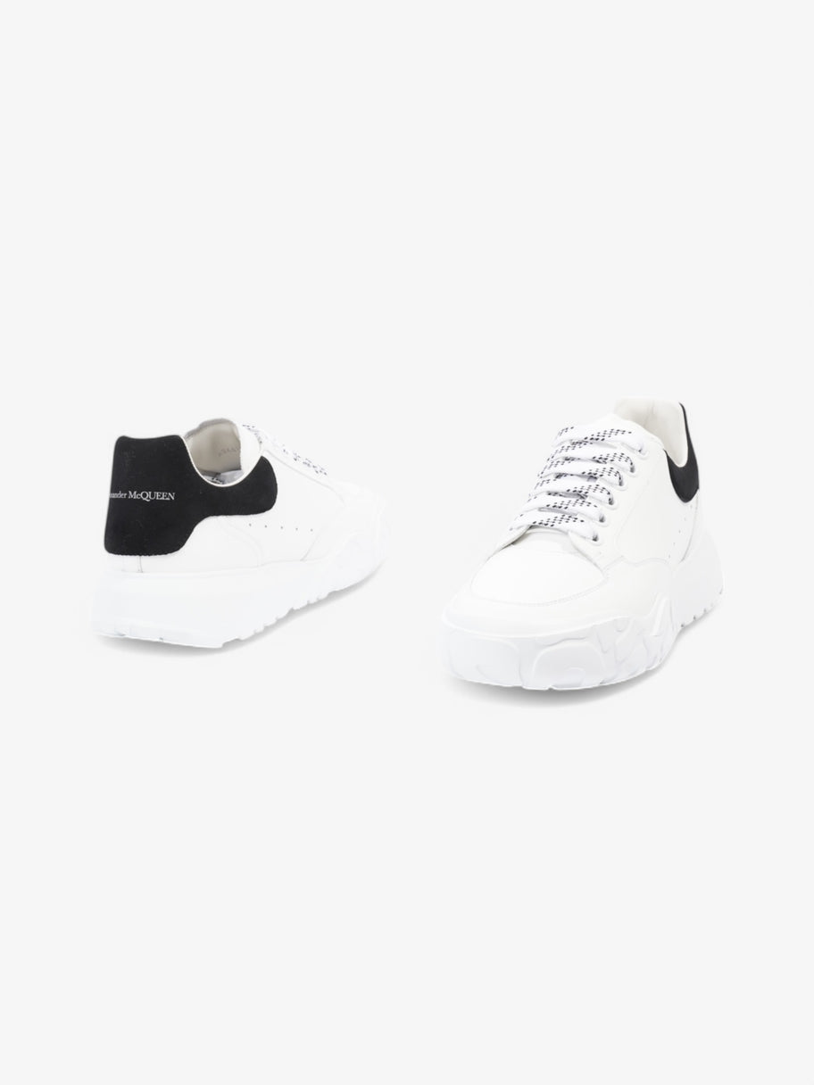 Alexander McQueen Oversized Court Sneakers White  / Black Tab Leather EU 42 UK 8 Image 9