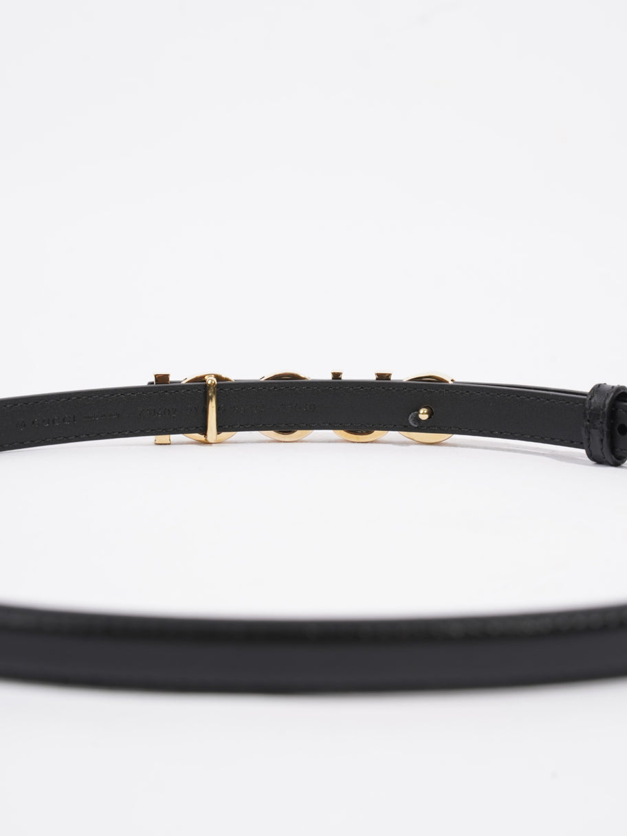 Gucci Gucci Belt Black Leather 85cm 34