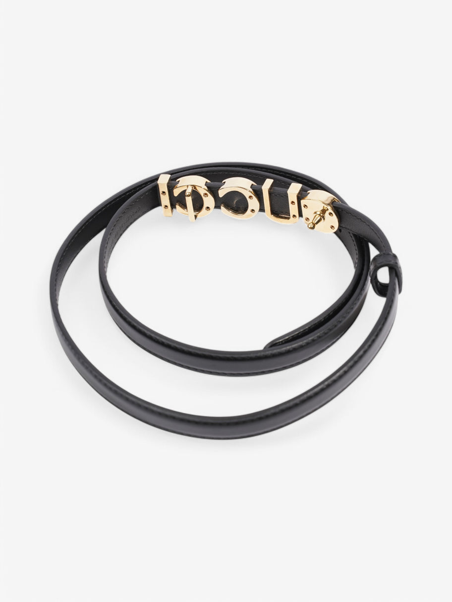 Gucci Gucci Belt Black Leather 85cm 34