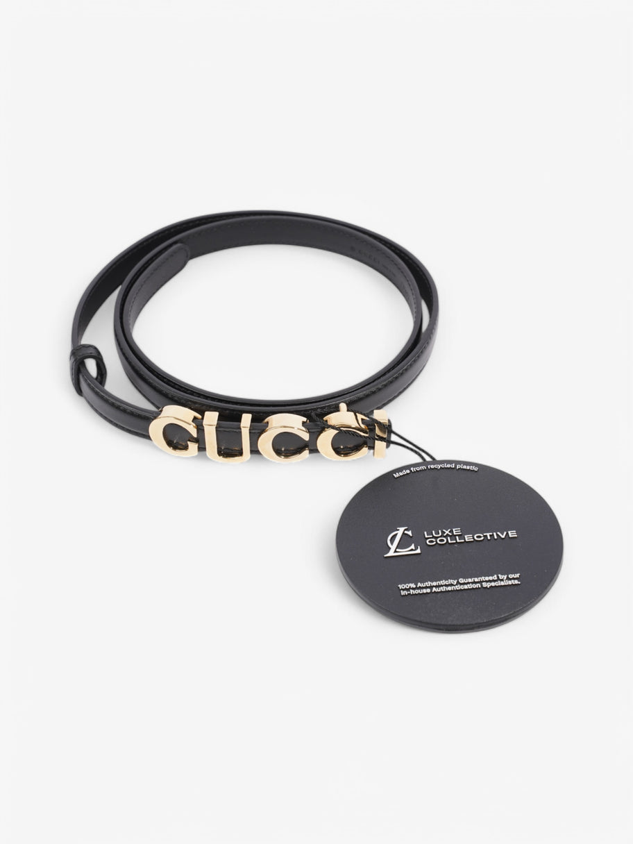 Gucci Gucci Belt Black Leather 85cm 34