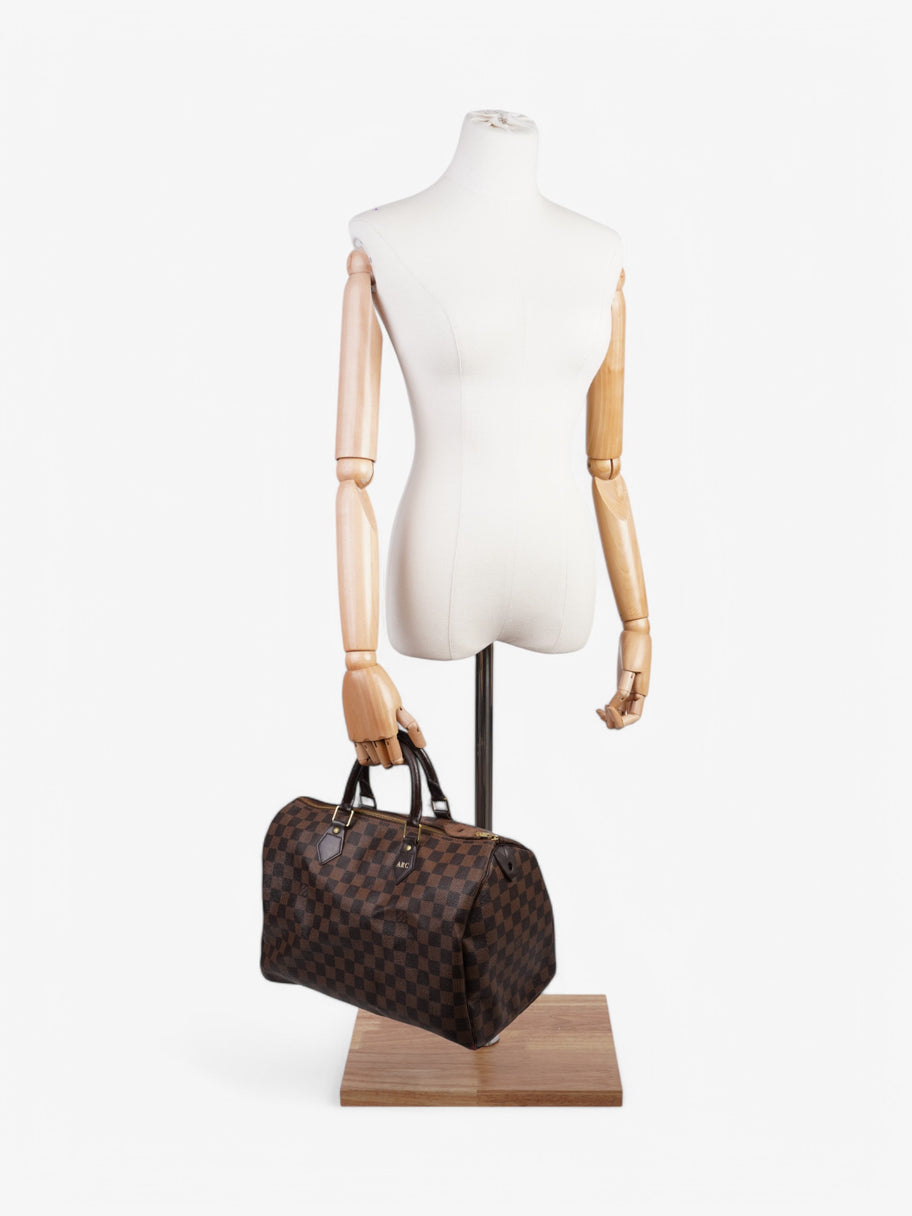 Louis Vuitton Speedy Damier Ebene Coated Canvas 35 Image 2