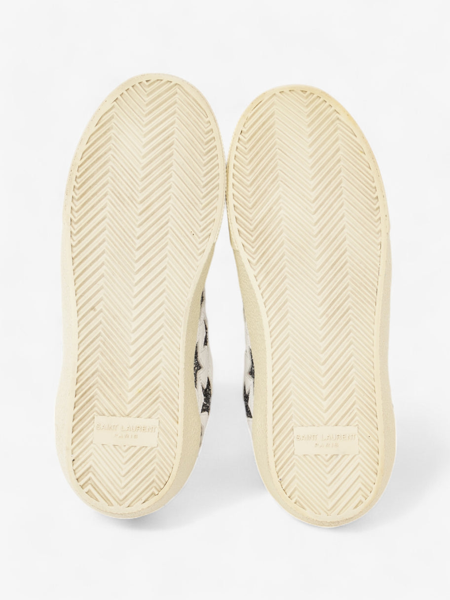 Saint Laurent Court Classic Star White  / Black Leather EU 37 UK 4 Image 7