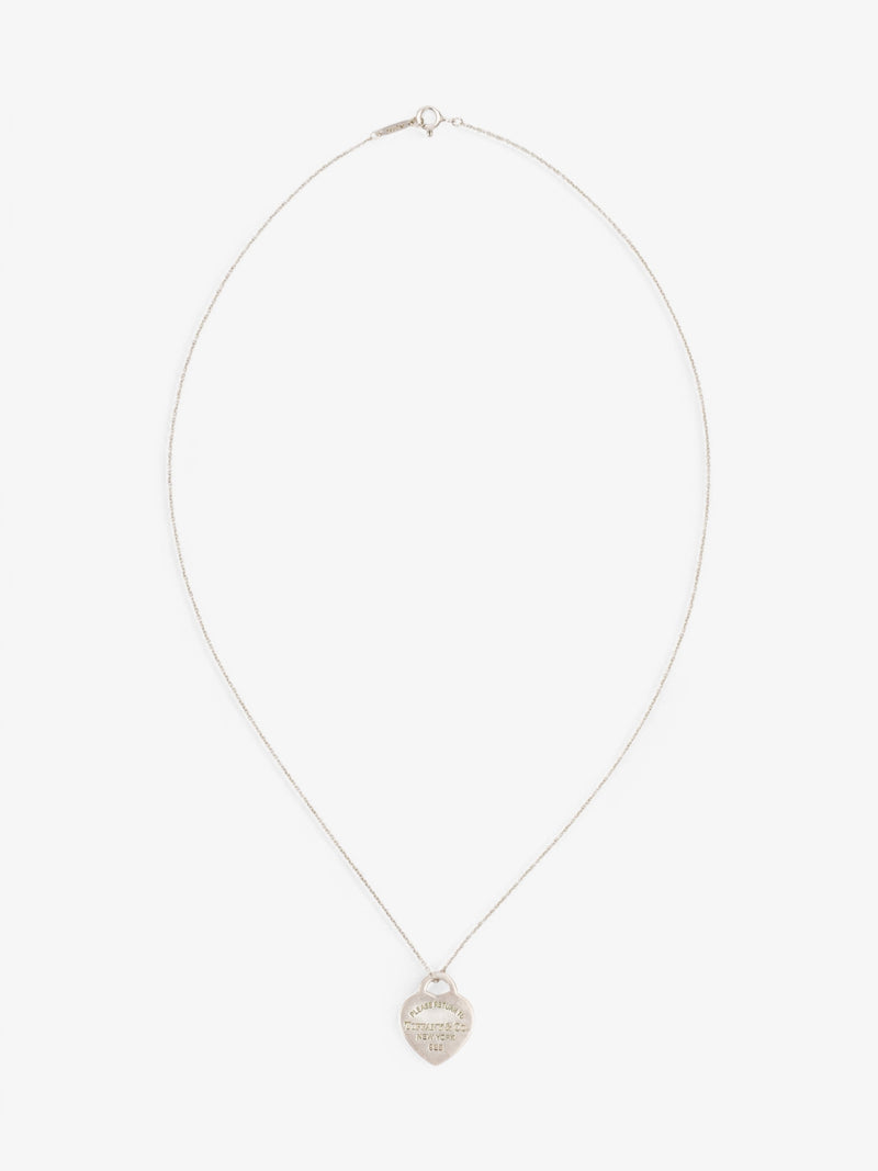  Tiffany and Co Tiffany and Co Heart Tag Pendant Silver Silver Sterling