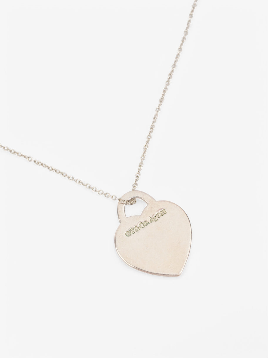 Tiffany and Co Tiffany and Co Heart Tag Pendant Silver Silver Sterling Image 4