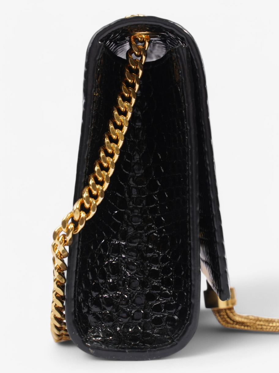 Saint Laurent Kate Tassel Black Embossed Leather Small Image 5