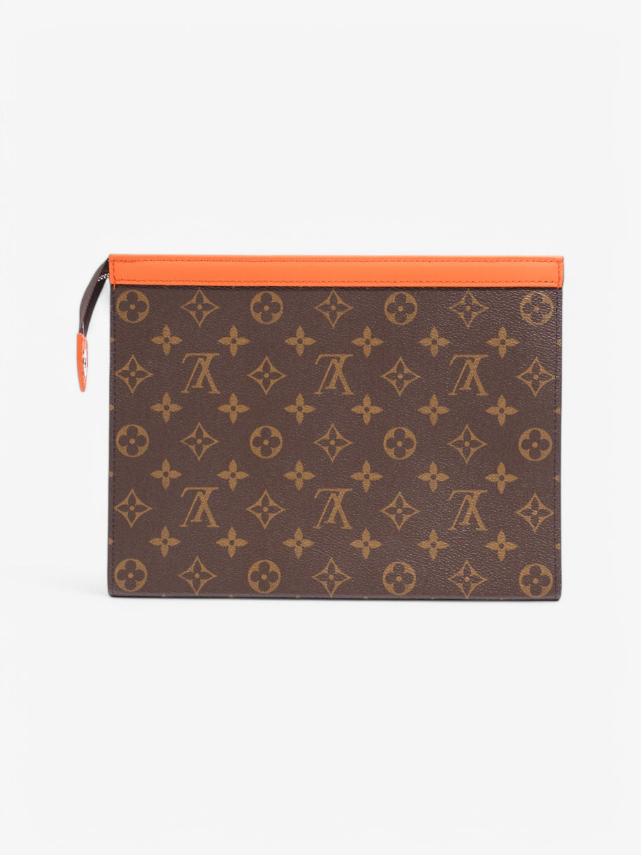 Louis Vuitton Pochette Voyage Monogram / Orange Coated Canvas MM Image 3