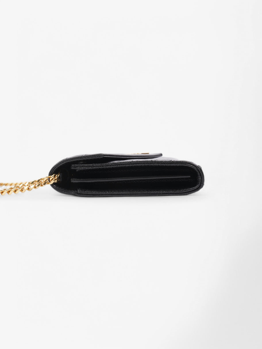 Saint Laurent Envelope Chain Wallet Black Leather Image 5