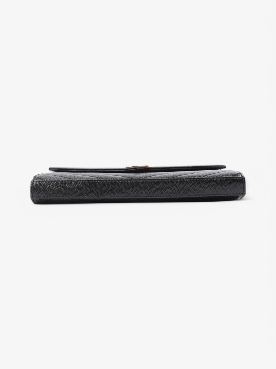 Saint Laurent Envelope Chain Wallet Black Leather Image 6