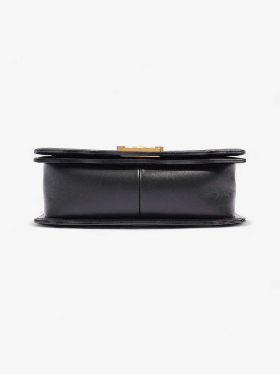 Chanel Boy Black Calfskin Leather Medium Image 6