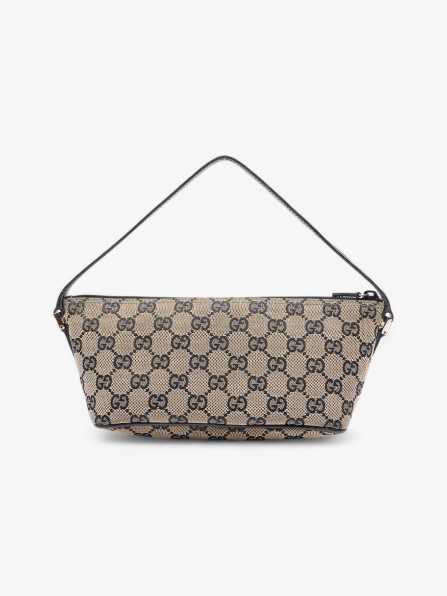 Gucci Boat Pochette GG Supreme / Black Canvas Image 4
