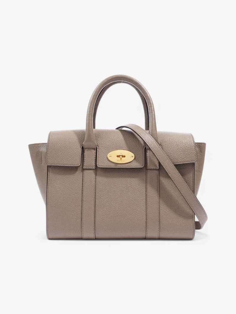  Mulberry Small Bayswater Grey Grained Leather