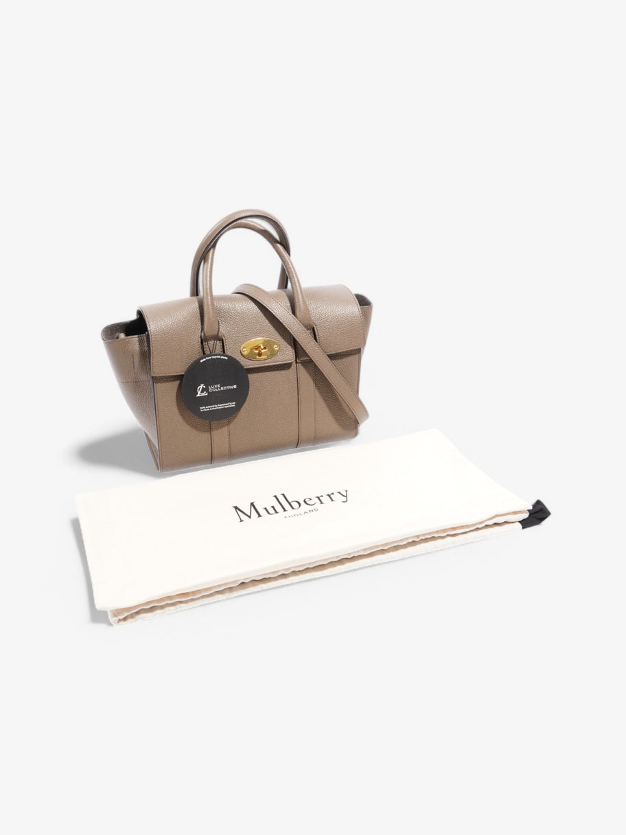 Mulberry Small Bayswater Grey Grained Leather Image 8