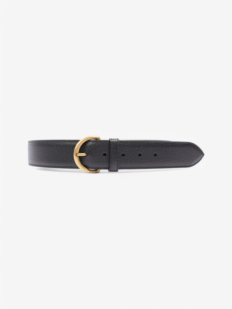  Gucci Belt Black Leather 85cm 34