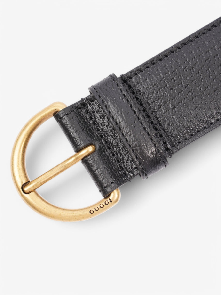 Gucci Belt Black Leather 85cm 34