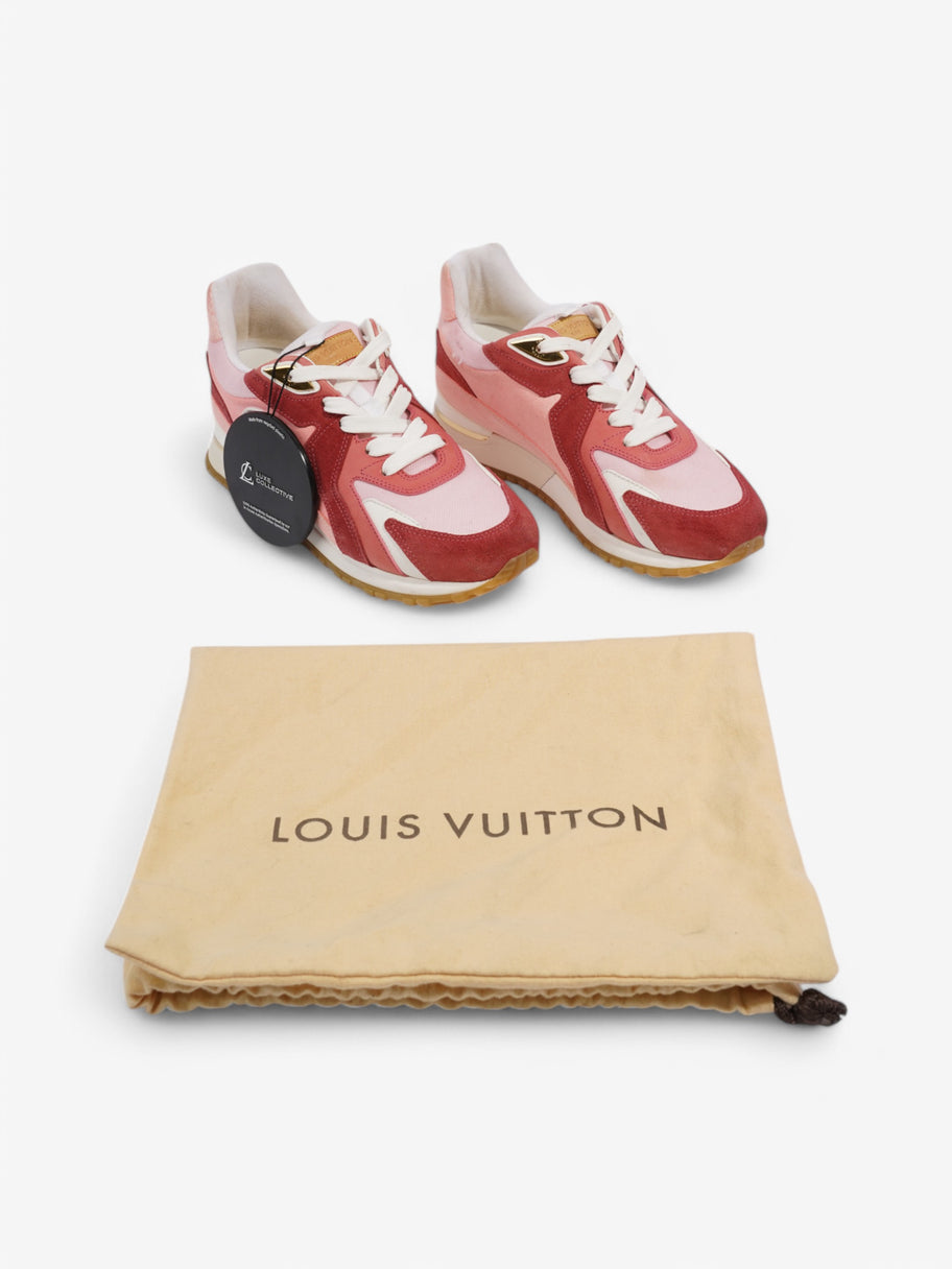Louis Vuitton Runaway Pink / White Suede EU 37 UK 4 Image 8