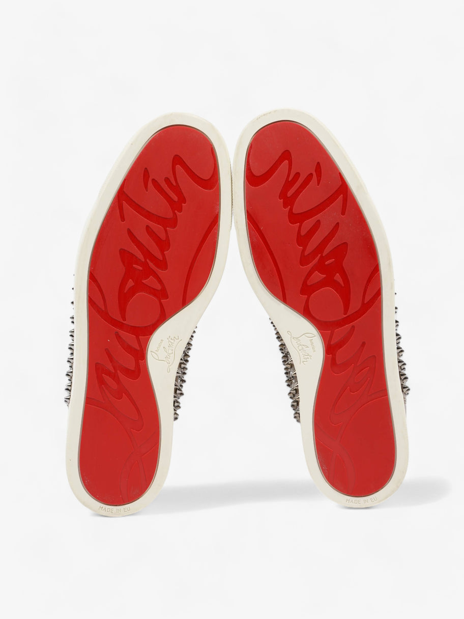 Louis Junior Spikes High-tops Brown / Beige Leather EU 43.5 UK 9.5 Image 7