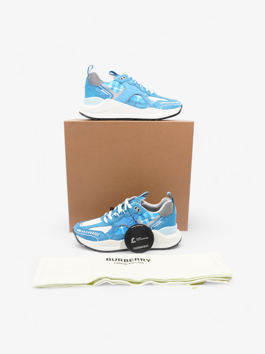 Burberry Sean Trainer Blue Suede EU 42 UK 8 Image 10