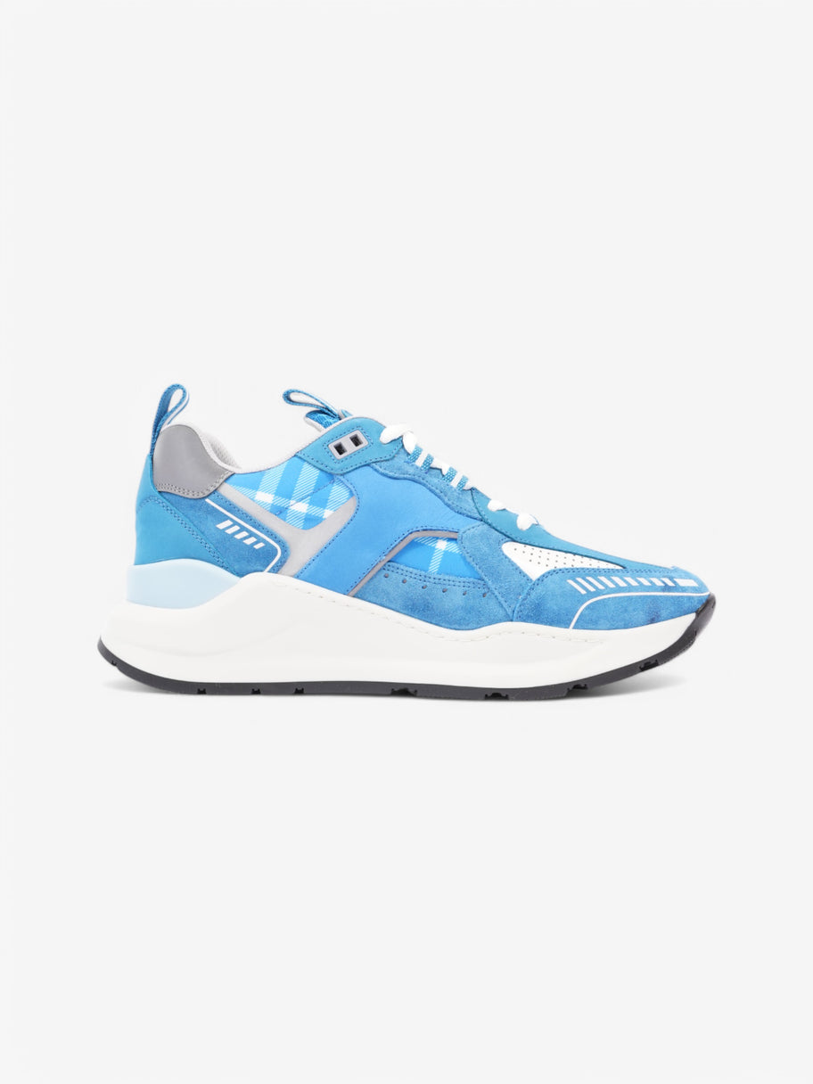 Burberry Sean Trainer Blue Suede EU 42 UK 8 Image 4