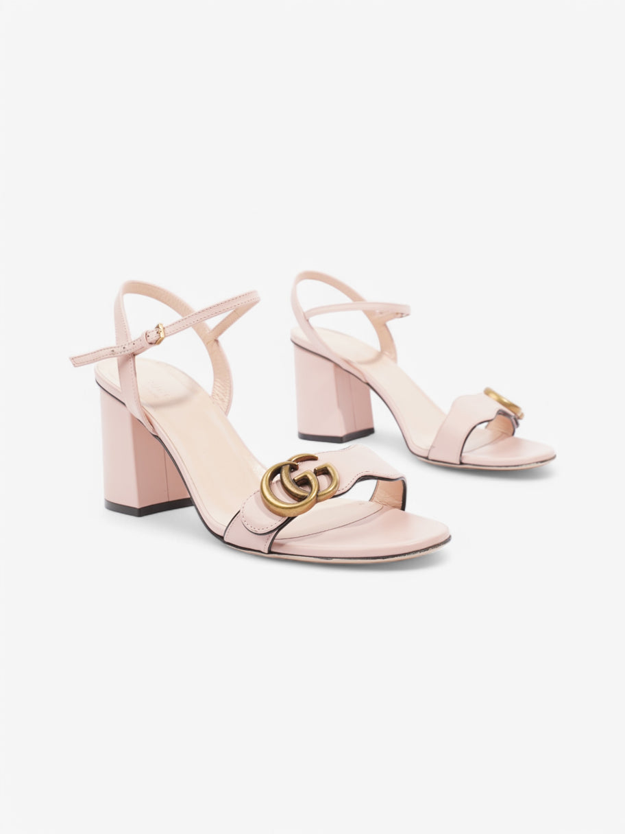 Gucci GG Sandals 70 Pink Leather EU 38.5 UK 5.5 Image 2