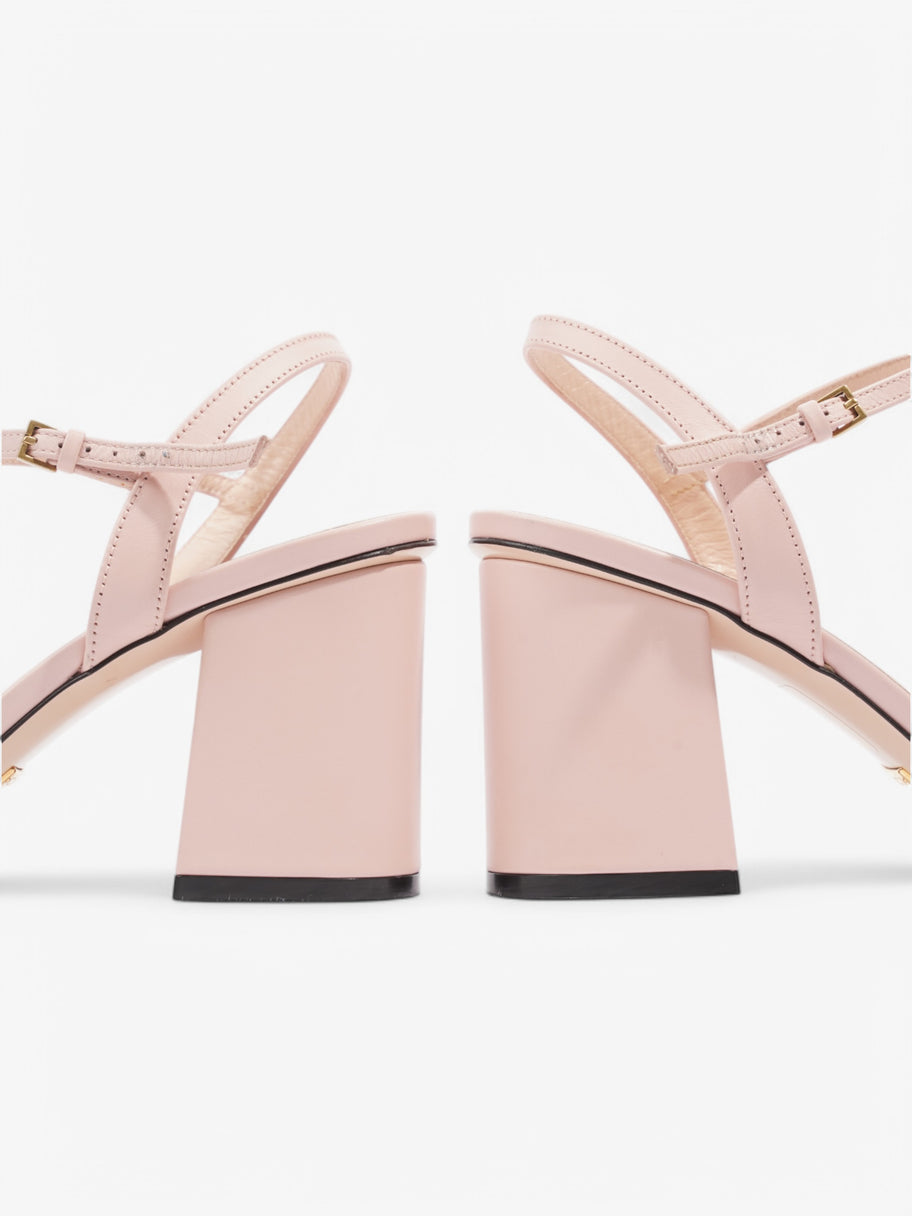 Gucci GG Sandals 70 Pink Leather EU 38.5 UK 5.5 Image 9