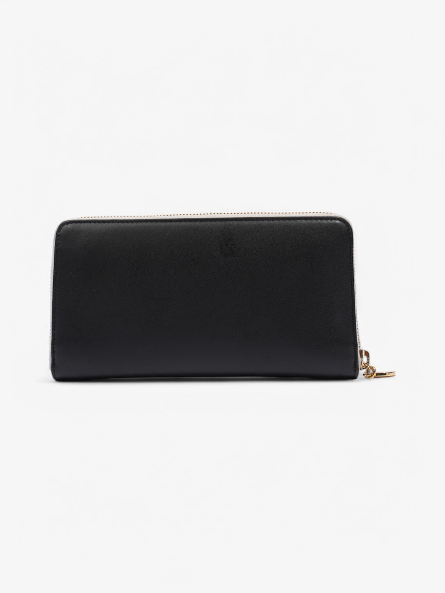 Stella McCartney Logo Continental Wallet Midnight Black Faux Leather Image 2