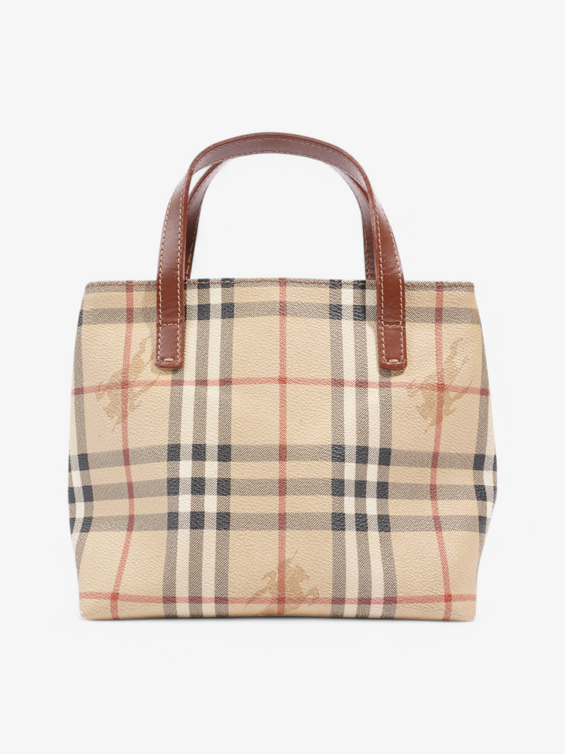  Burberry Handbag Nova Check Coated Canvas