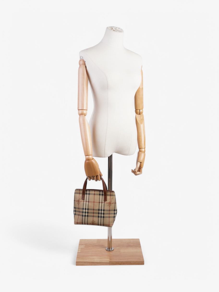 Burberry Handbag Nova Check Coated Canvas Image 2
