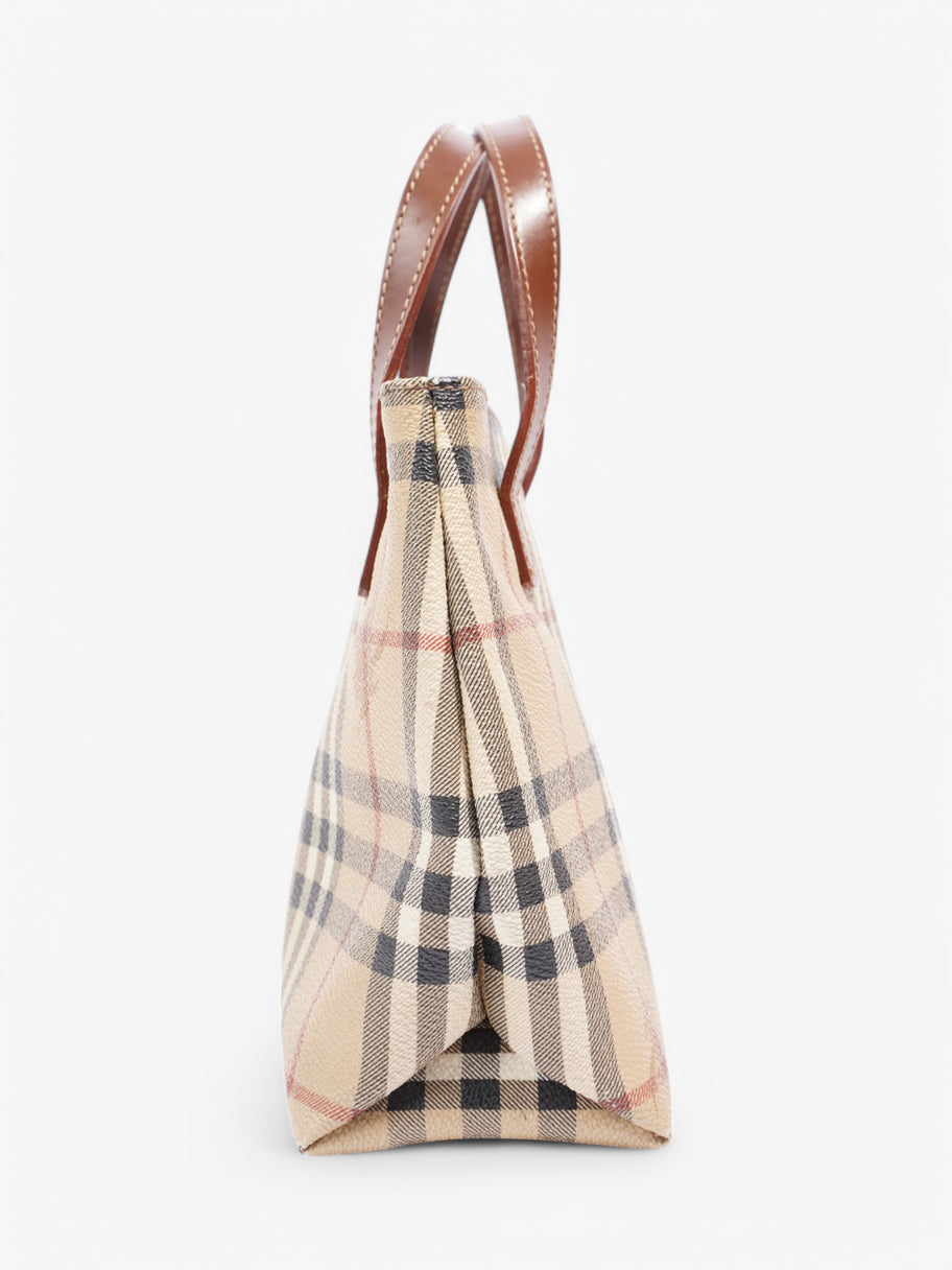 Burberry Handbag Nova Check Coated Canvas Image 3