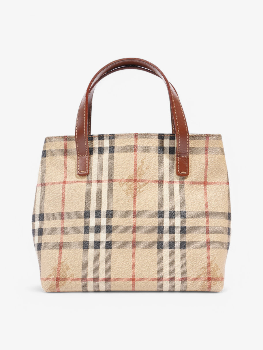 Burberry Handbag Nova Check Coated Canvas Image 4
