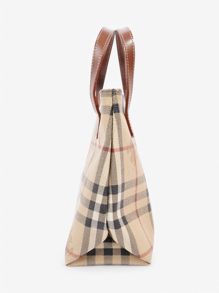 Burberry Handbag Nova Check Coated Canvas Image 5