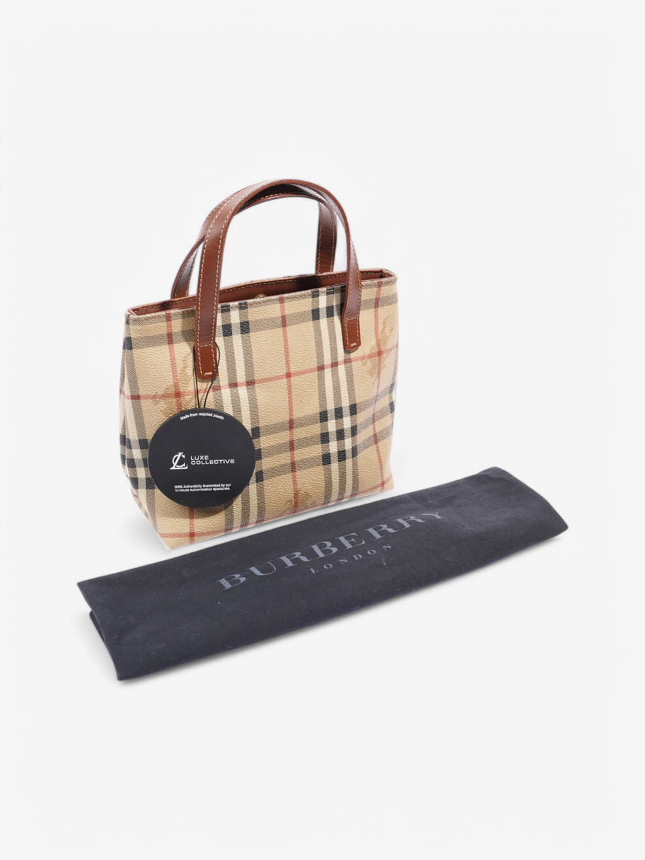 Burberry Handbag Nova Check Coated Canvas Image 8
