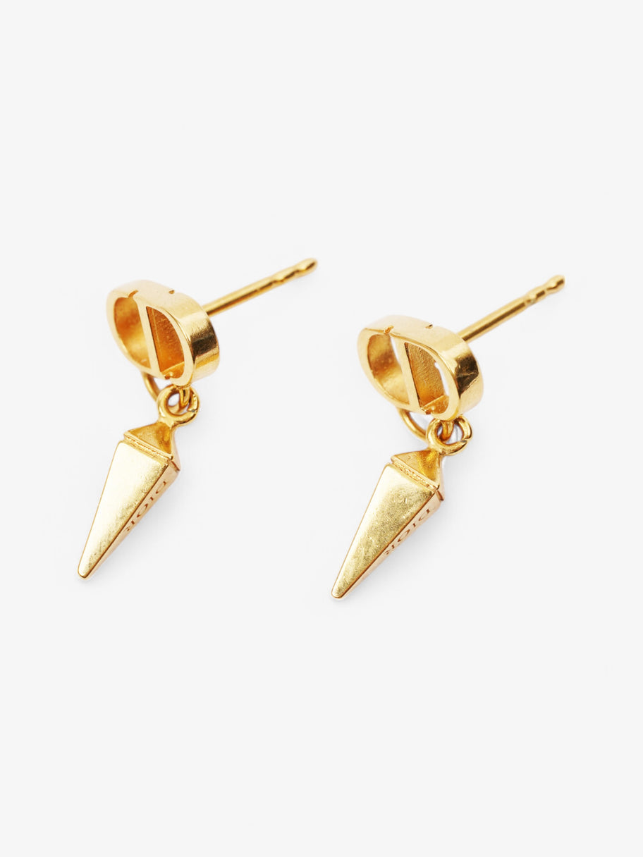 Christian Dior Dior Spike Earrings Gold Base Metal Image 2