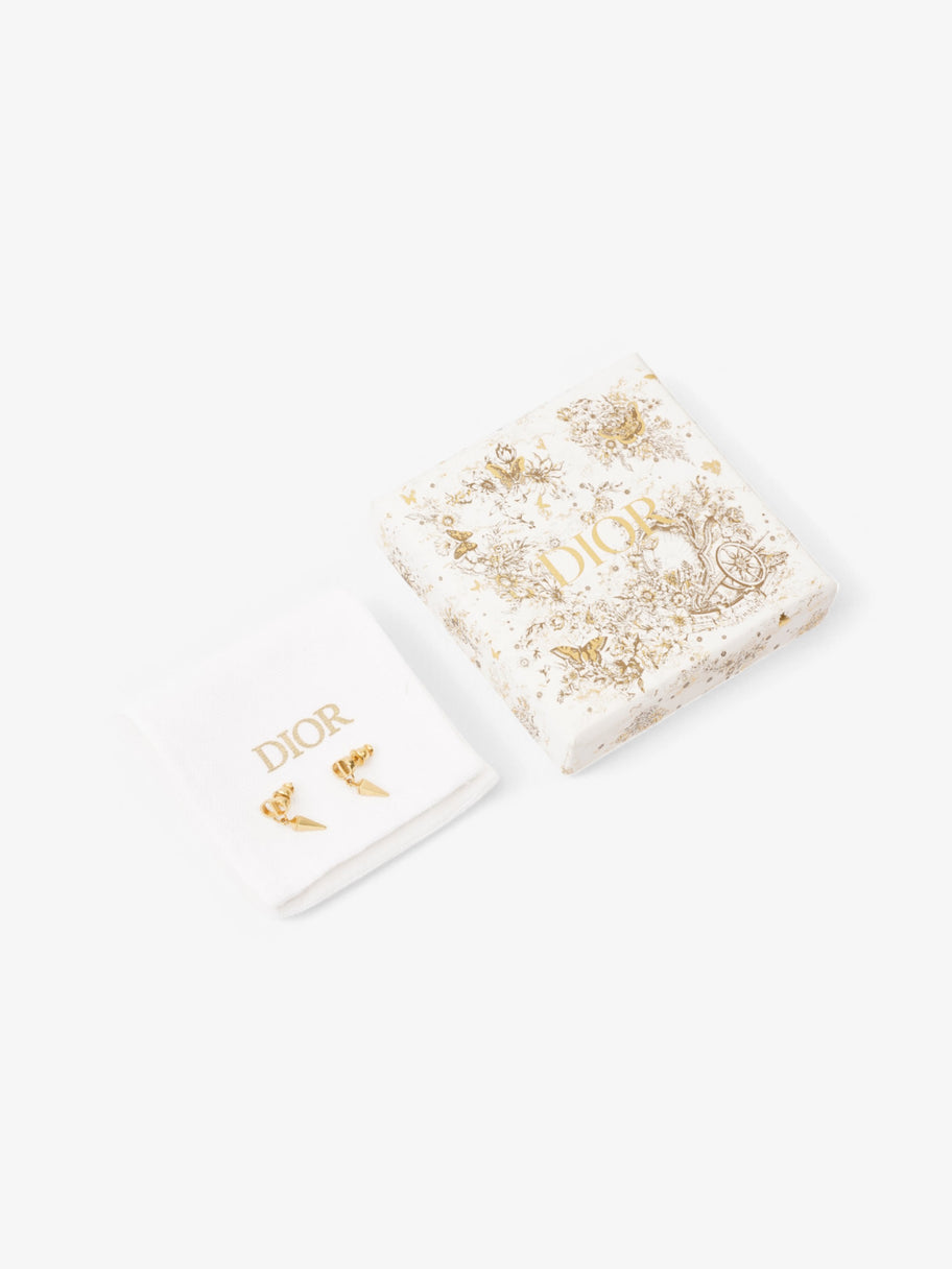 Christian Dior Dior Spike Earrings Gold Base Metal Image 5
