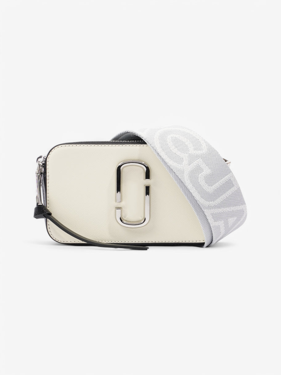 Marc Jacobs Snapshot Bag White  / Grey / Black Leather Image 1