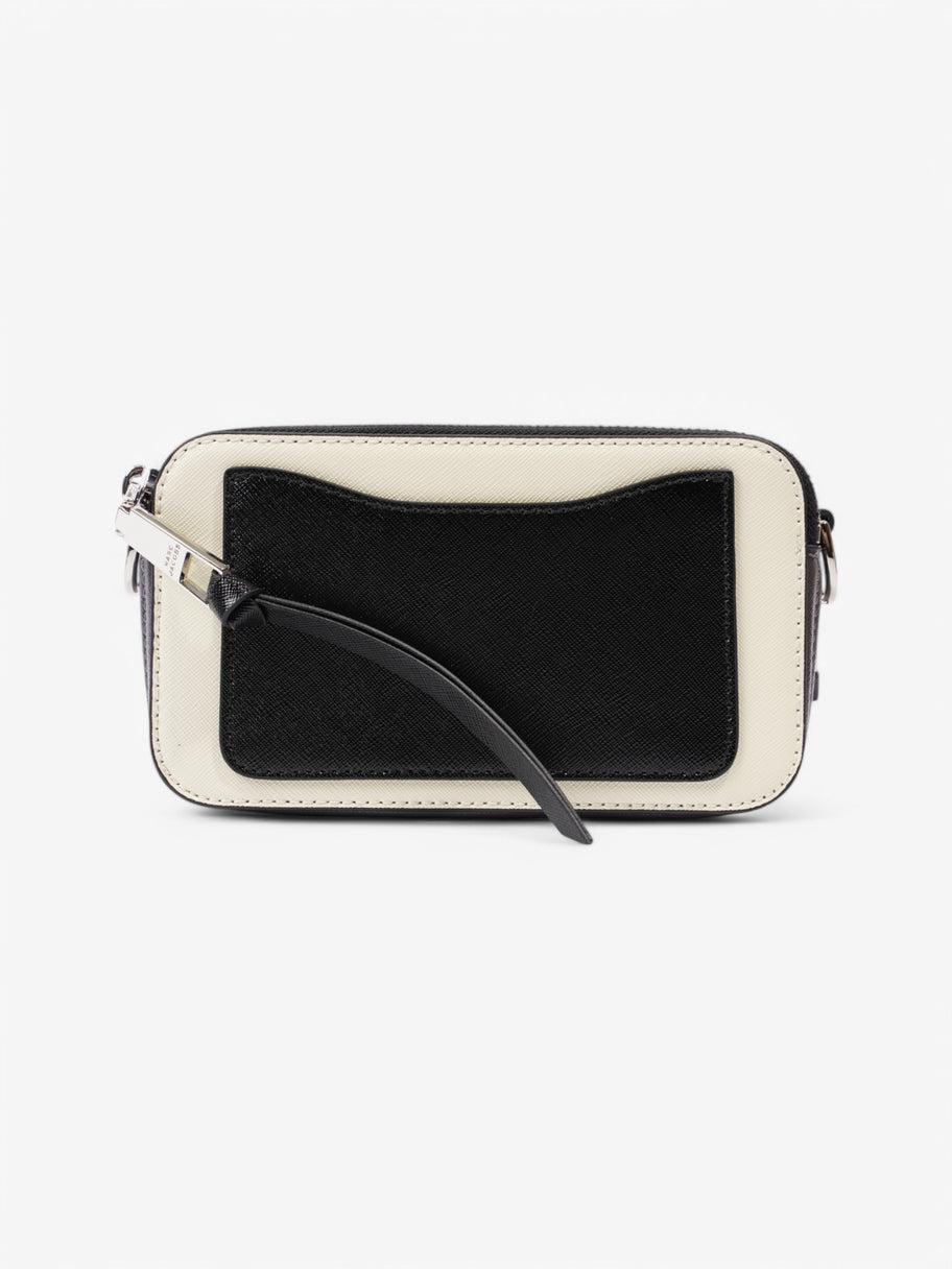 Marc Jacobs Snapshot Bag White  / Grey / Black Leather Image 4