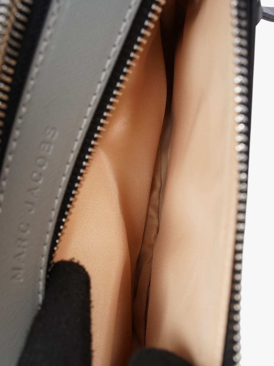Marc Jacobs Snapshot Bag White  / Grey / Black Leather Image 7