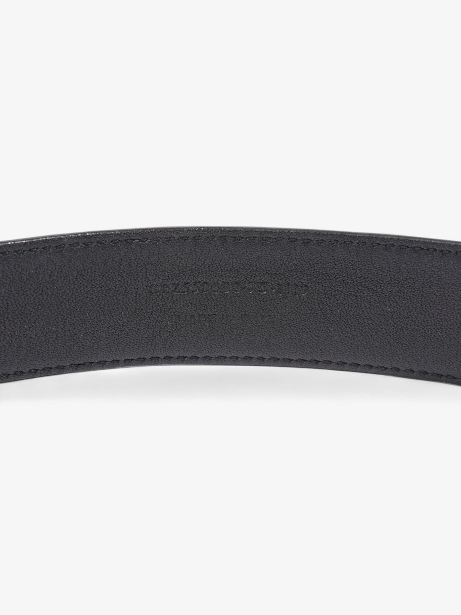 Saint Laurent Monogram Belt Black Leather 75 Image 5