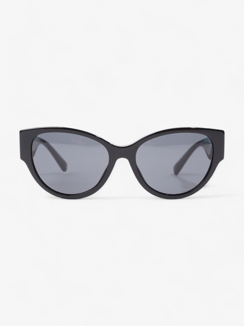  Versace Medusa Detailed Sunglasses  Black Acetate 140mm
