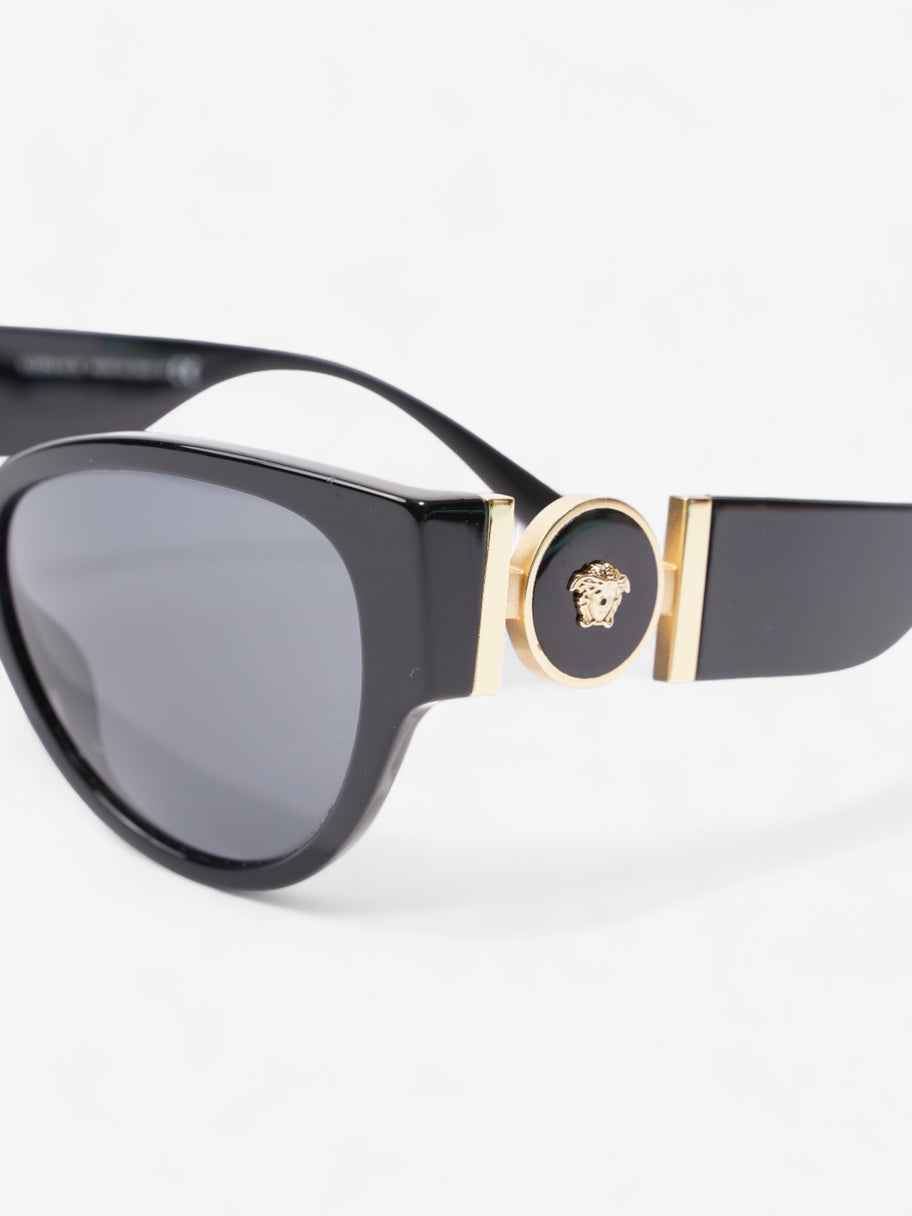 Versace Medusa Detailed Sunglasses  Black Acetate 140mm Image 5