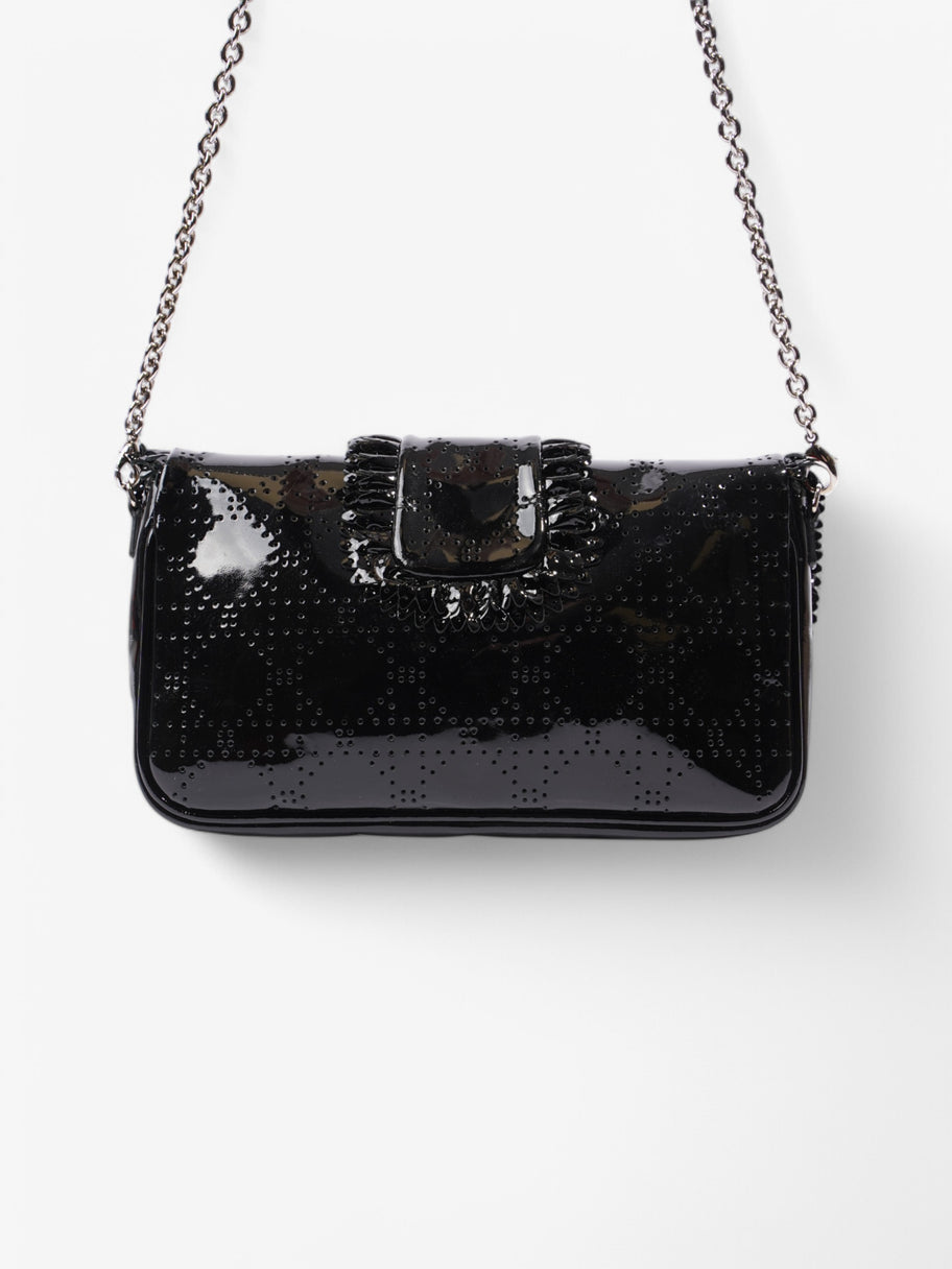 Christian Dior Shoulder Bag Black Patent Leather Image 4