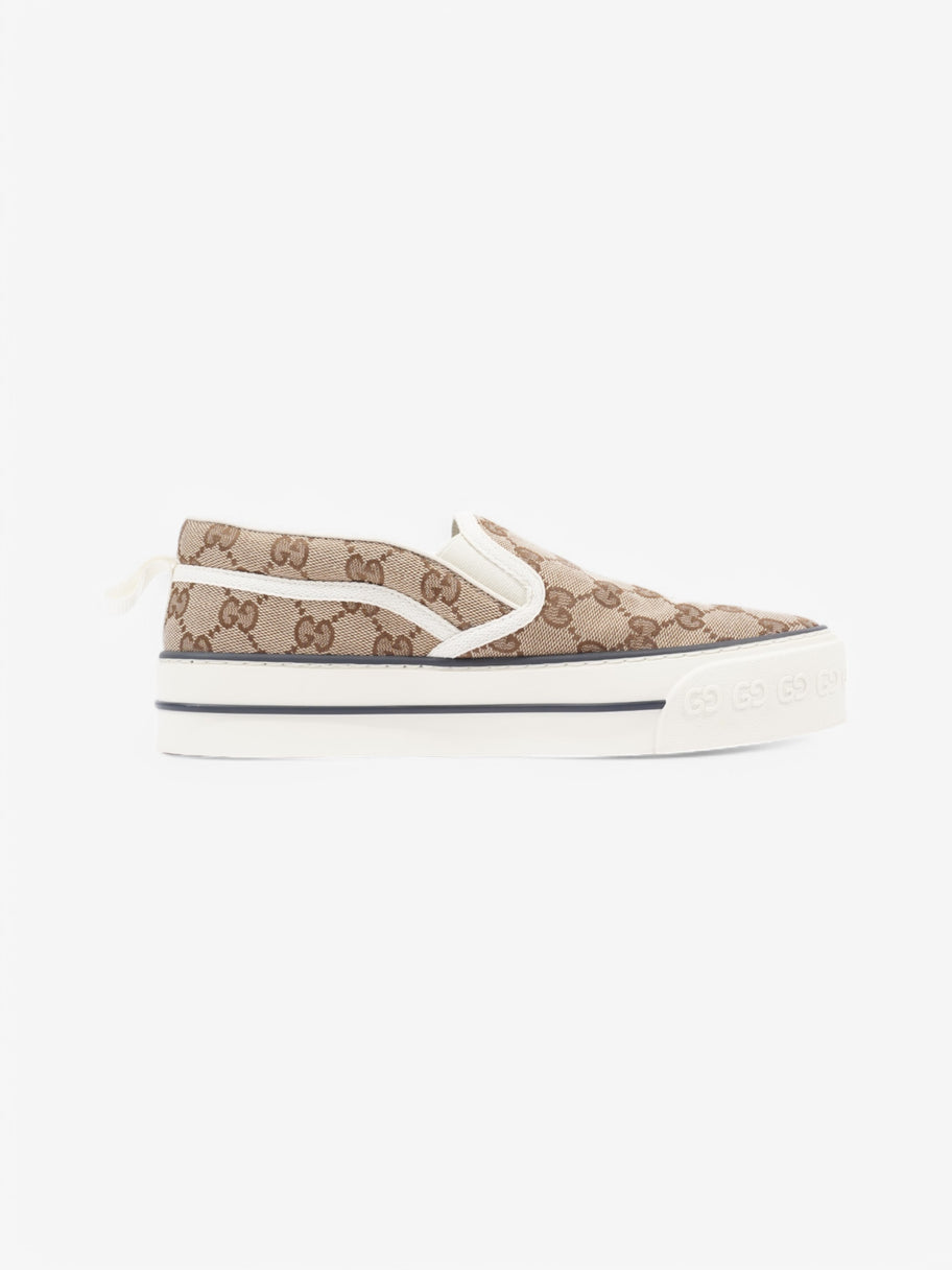 Gucci Tennis 1977 Beige  / White Canvas EU 38 UK 5 Image 4