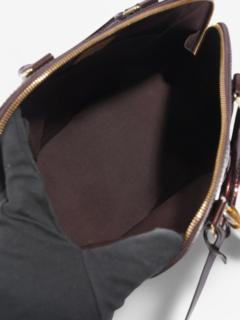 Louis Vuitton Alma Amarante Vernis Leather PM Image 7