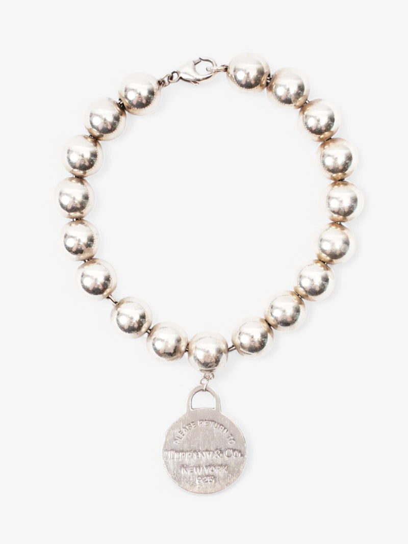  Tiffany and Co Beaded Bracelet Silver Silver Sterling 19cm