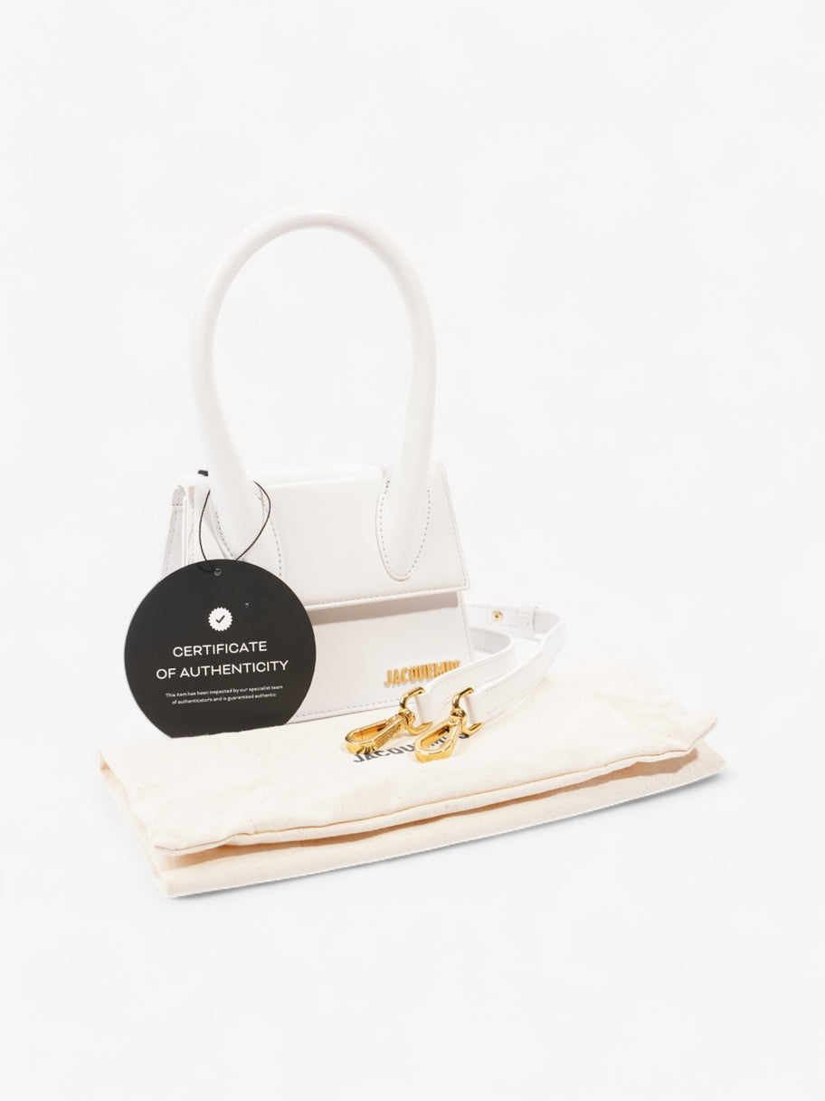 Jacquemus Le Chiquito Moyen White Leather Image 9